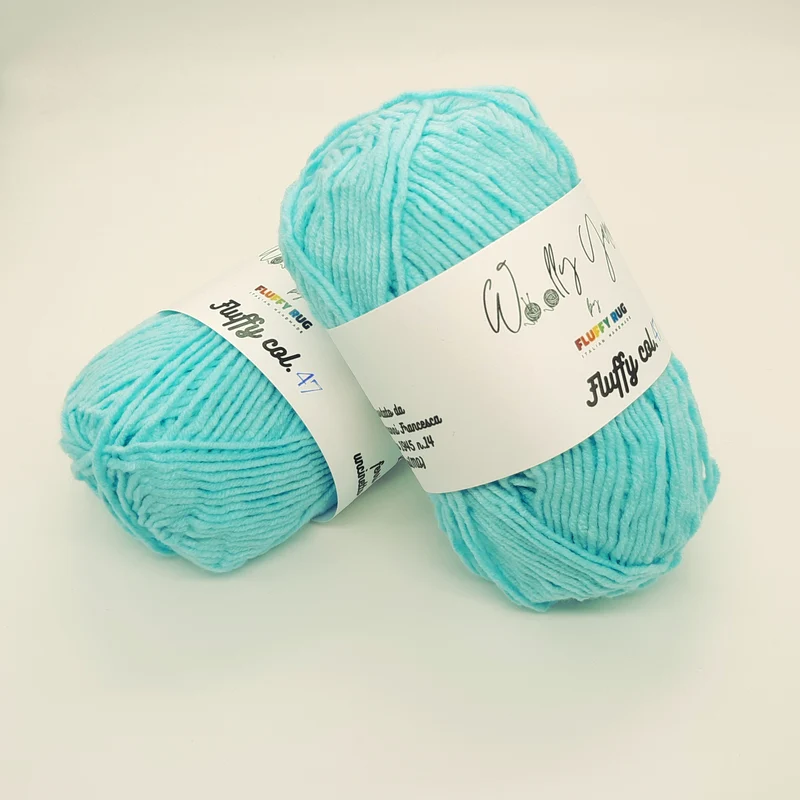 Fluffy Azzurro Pastello, Filato Baby N.47