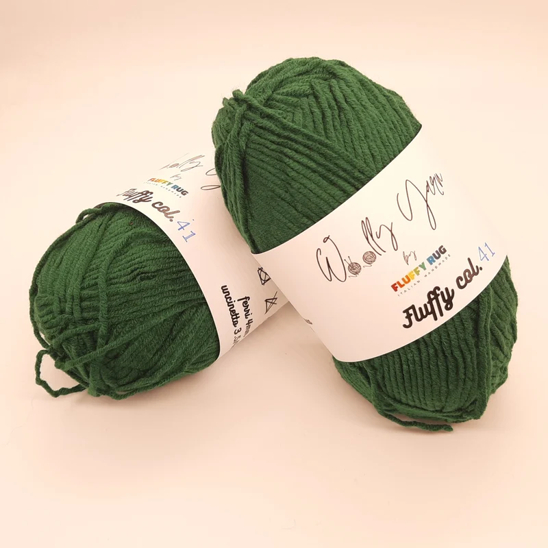 Fluffy Verde Scuro, Filato Baby N.41