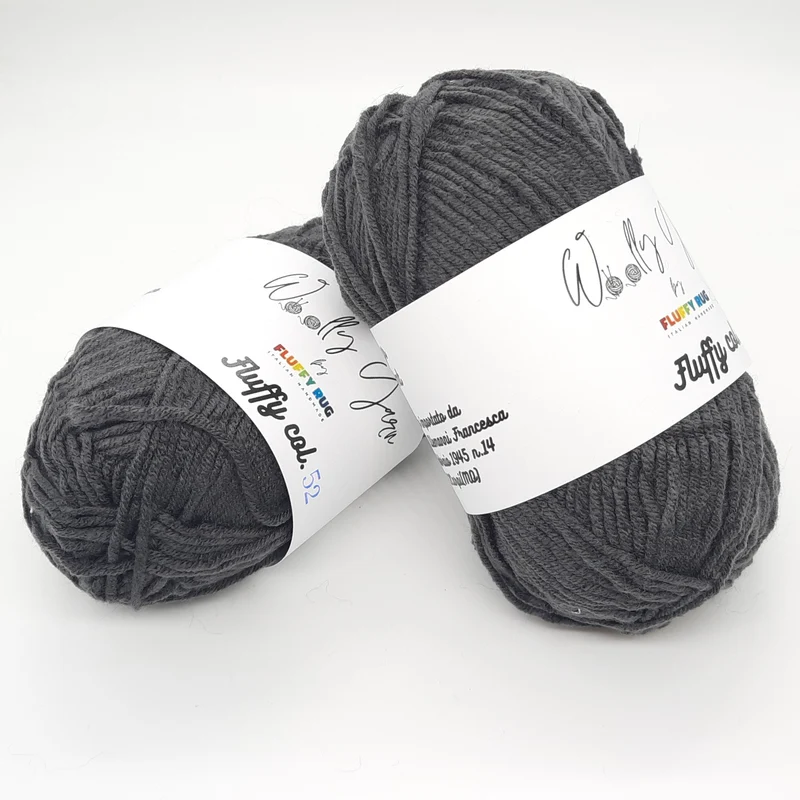 Fluffy Grigio Scuro, Filato Baby N.52