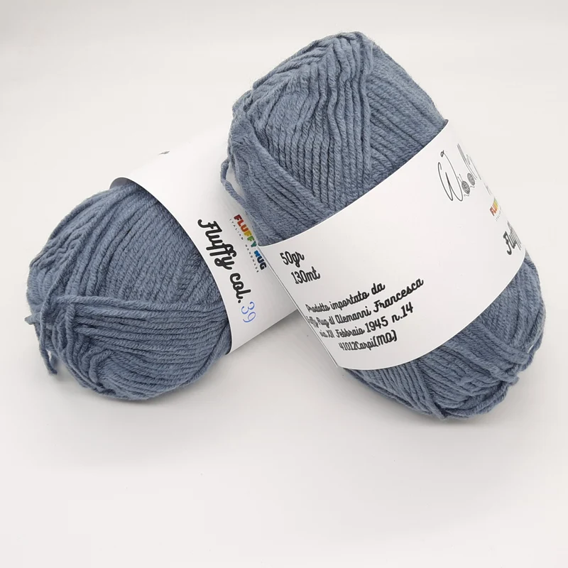 Fluffy Grigio Ferro, Filato Baby N.39