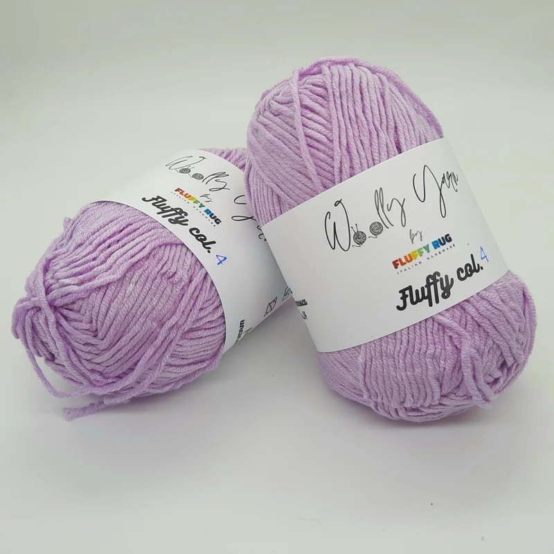 Fluffy Lilla, Filato Baby N.4
