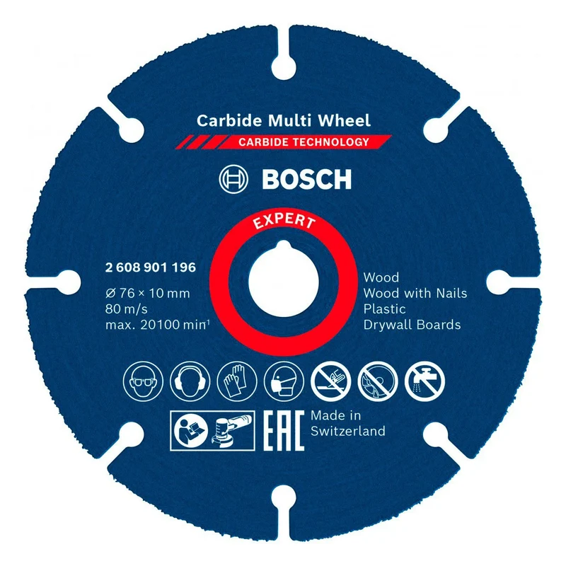 Disco de Corte BOSCH Expert Carbide Mult 125MM