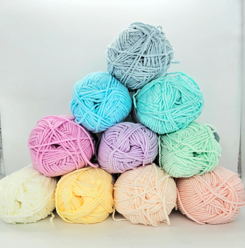 Kit Fluffy Pastello,Filato Baby 500gr