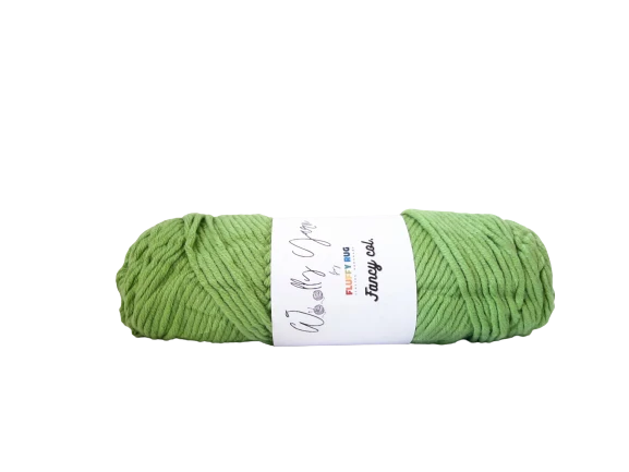 Microfibra Woolly Verde Mela col.64