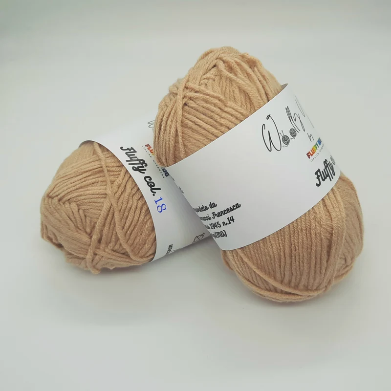 Fluffy Beige Scuro, Filato Baby N.18