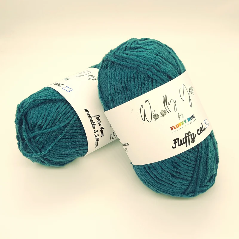 Fluffy Petrolio, Filato Baby N.33