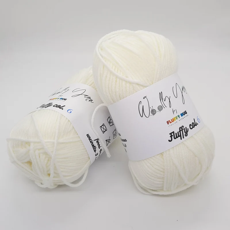 Fluffy Panna, Filato Baby N.6