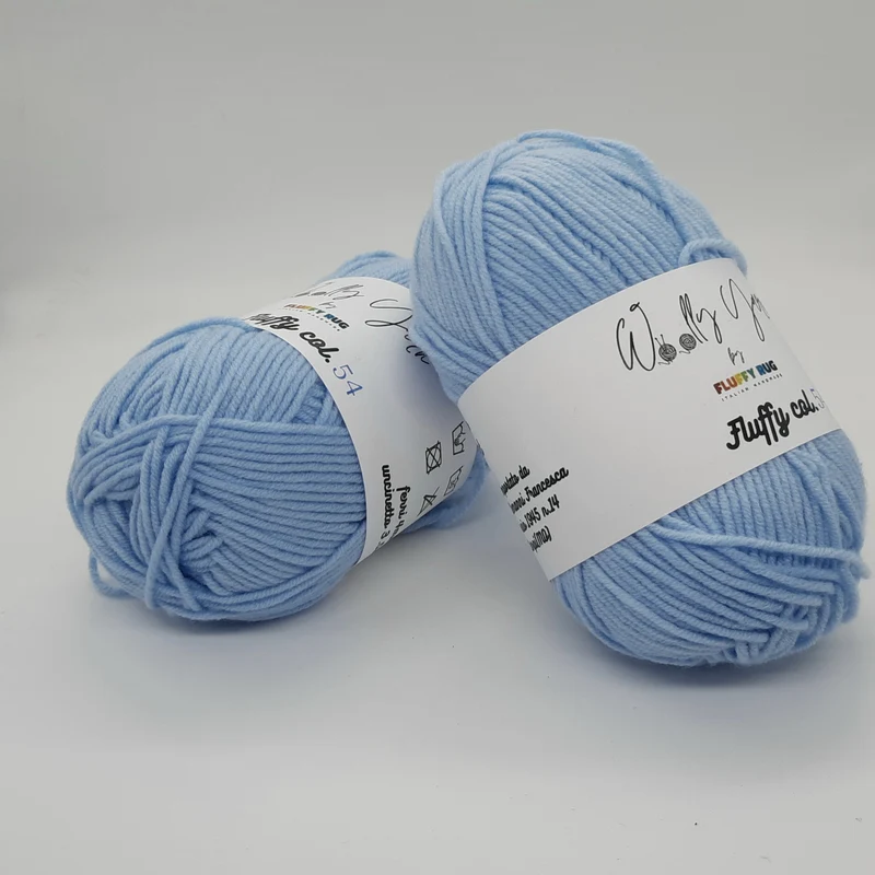 Fluffy Azzurro Baby, Filato Baby N.54