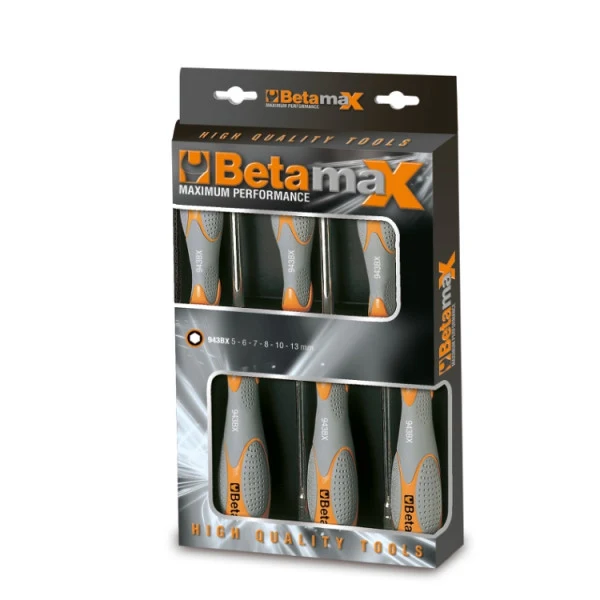 Juego destornilladores vaso BETA 943BX/D8 8 piezas