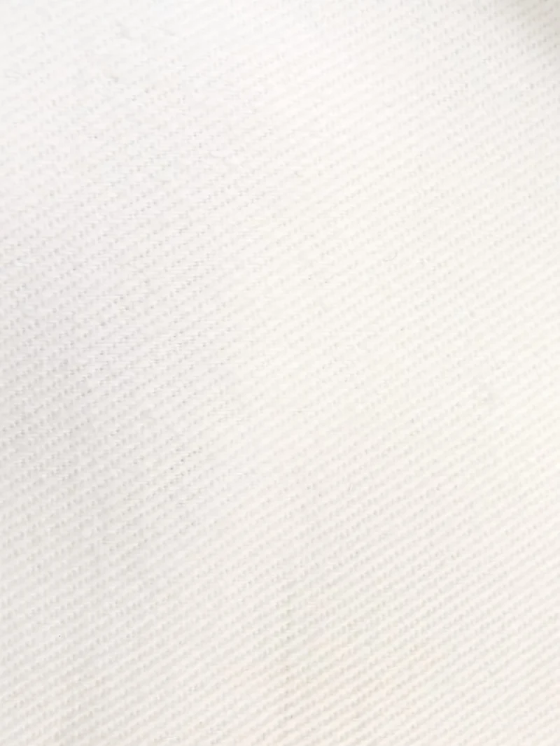 White 10OZ 100% Cotton Bull Denim Fabric