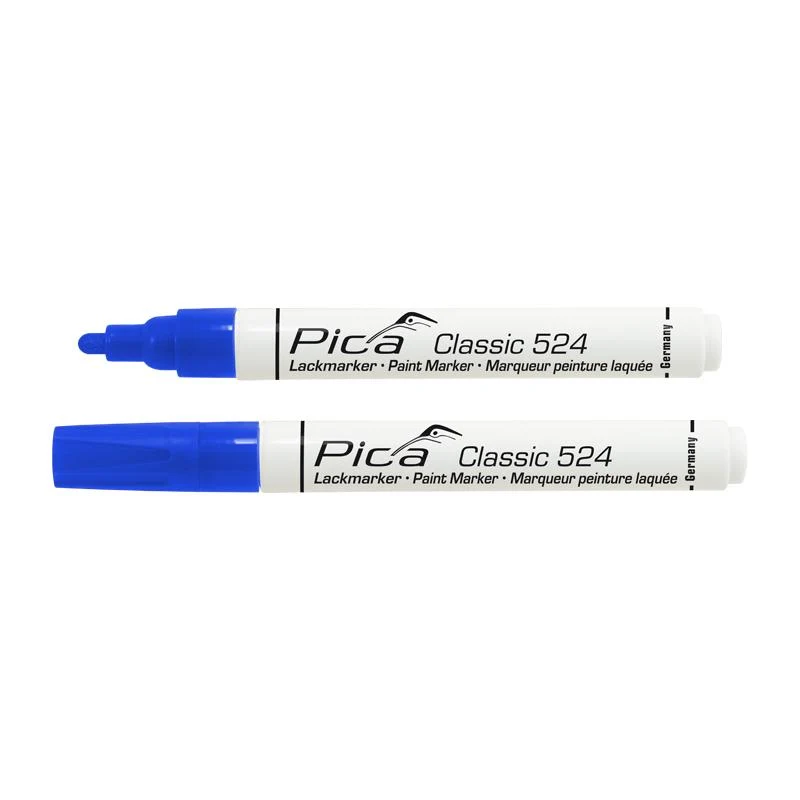 Marcador azul de pintura permanente PICA Classic 524/41