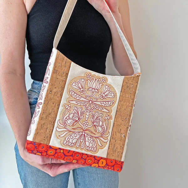 Trapunto Dragonfly Handbag