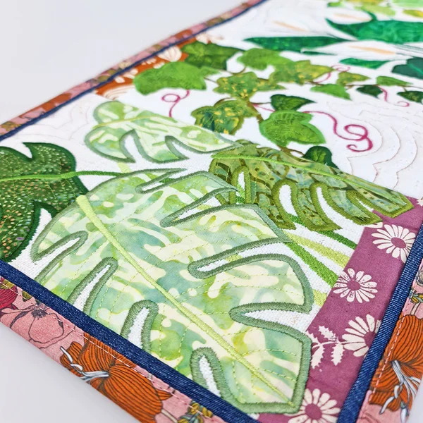Indoor Plants Table Runner