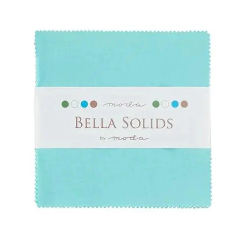 Blue Bella Solids Egg Blu Charm Pack Precuts