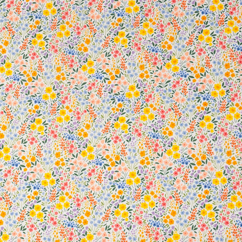 SINGER® Fabric, 100% Cotton, Spring Gnome Floral, Cut by the Yard
