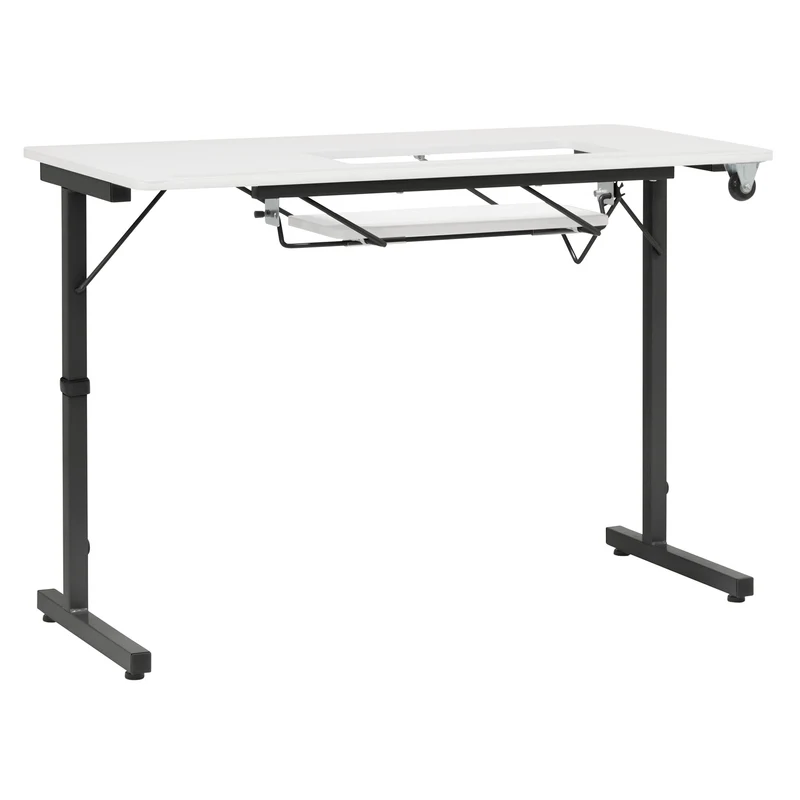Rollaway II Sewing Table Black / White