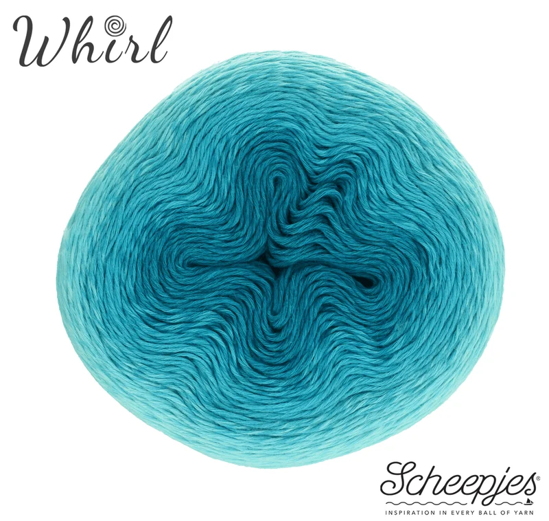 Plato giratorio Whirl Ombré Turquoise 559