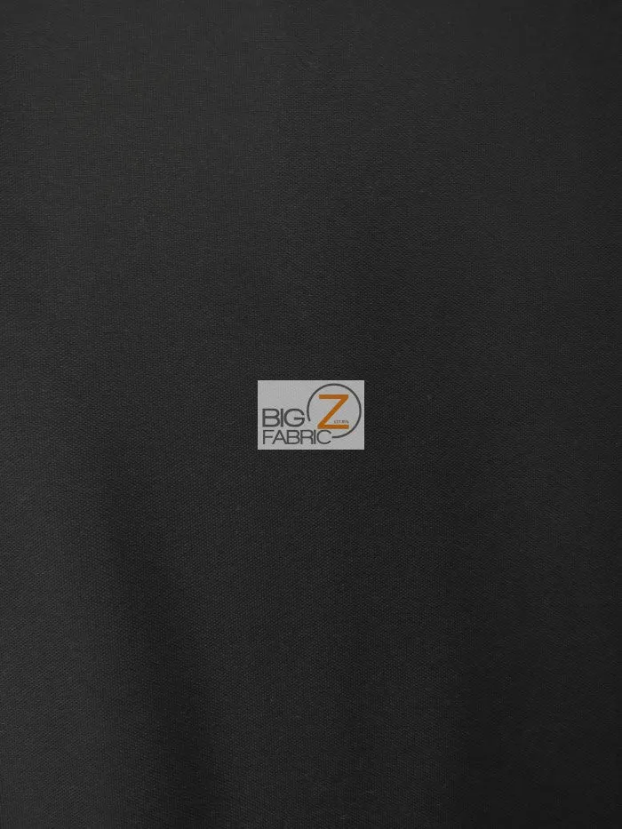 Solid Canvas Outdoor Anti-UV Waterproof Fabric / Black / Sold By The Yard
