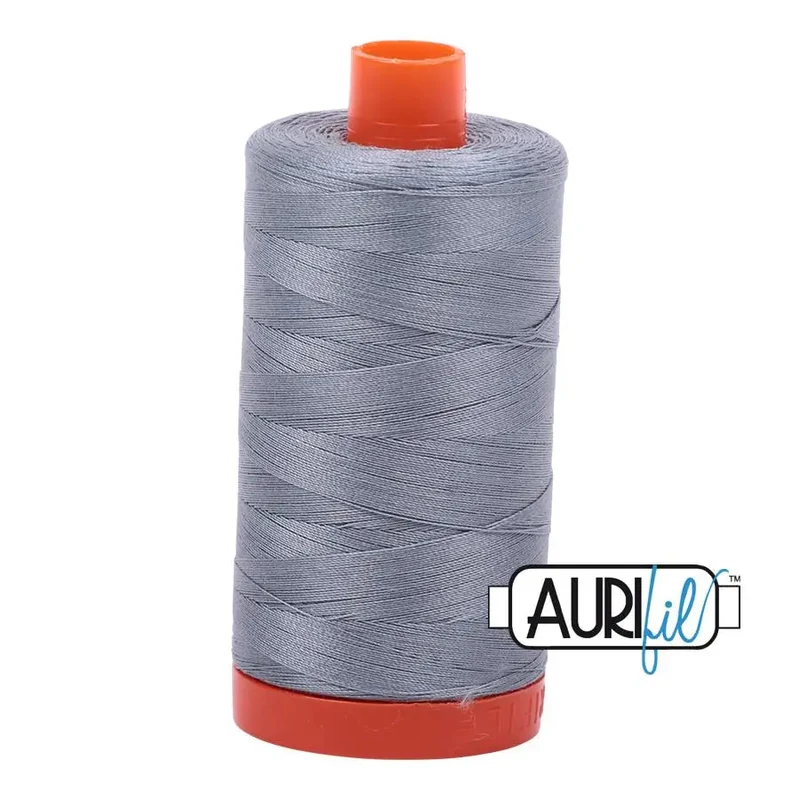 2610 Light Blue Grey Aurifil Cotton 50wt Large Spool