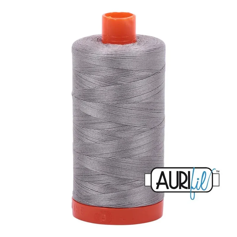 2620 Stainless Steel Aurifil Cotton 50wt Large Spool