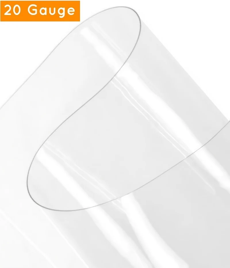 20 Gauge Clear Plastic Vinyl Fabric (Marine Grade) / Sold By The Yard
