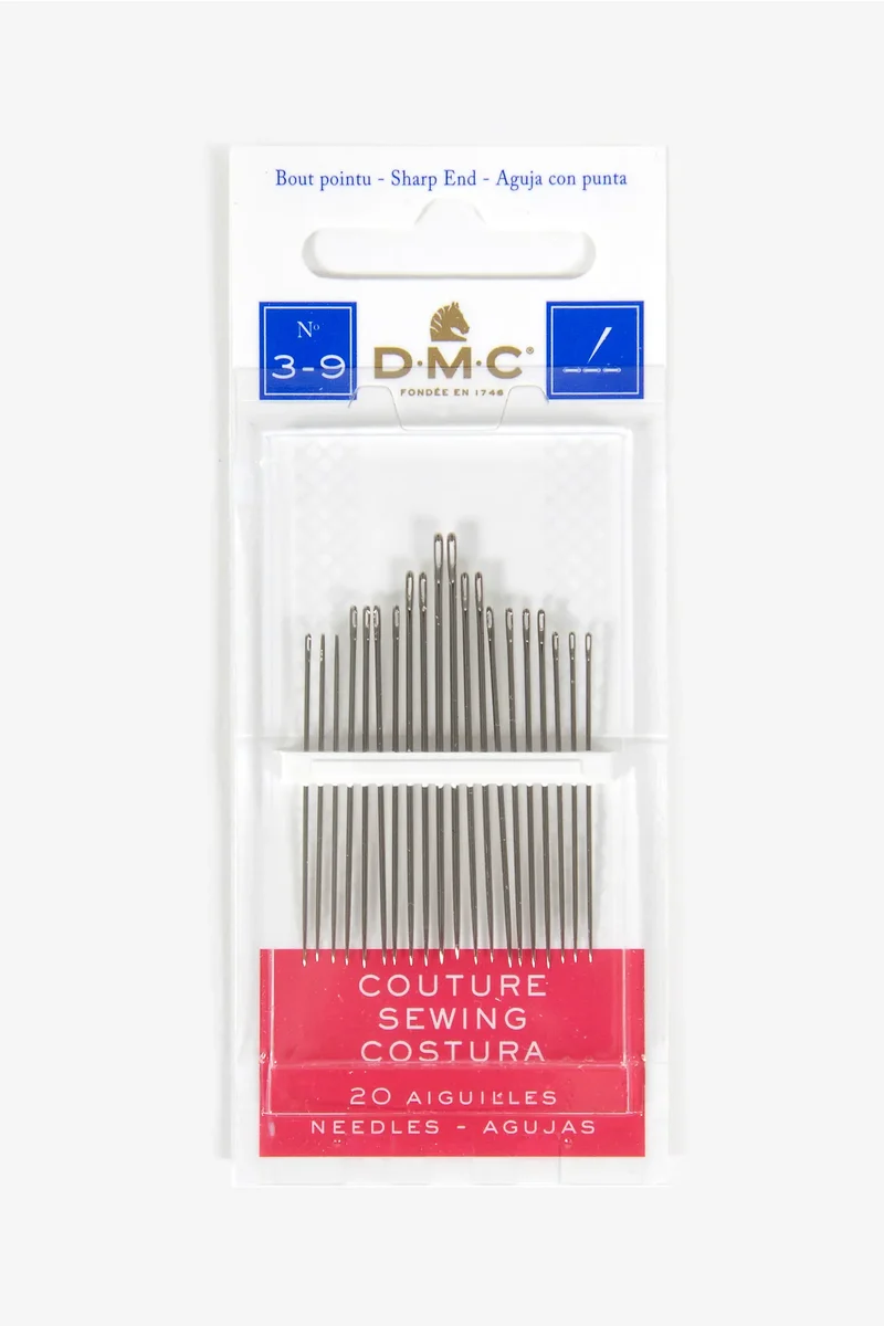 Paño de 20 Agujas de coser DMC #3/9