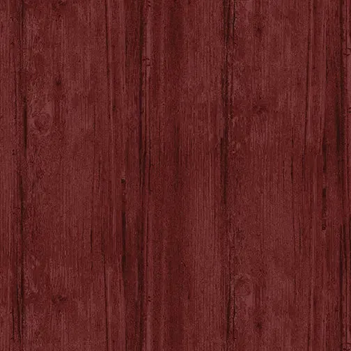 Red Claret Washed Wood Flannel Wideback Fabric Per Yard