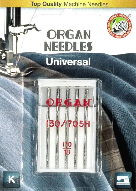 Universal 110/18 Needles - 5 count by Organ Needles