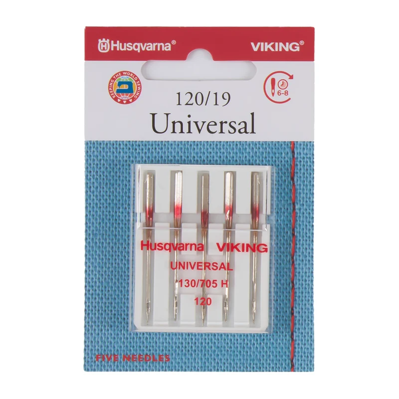 HUSQVARNA® VIKING® Universal Needle Size 120/19, 5-Pack