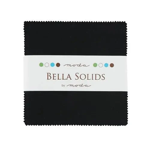 Black Bella Solids Charm Pack Precuts