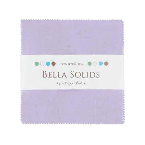 Purple Lilac Bella Solids Charm Pack Precuts