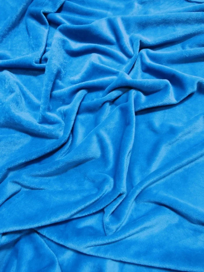 Peacock Minky Solid Baby Soft Fabric