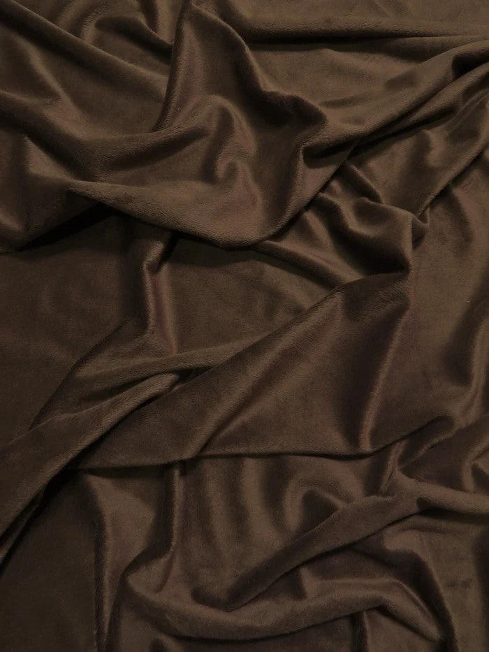 Light Brown Minky Solid Baby Soft Fabric