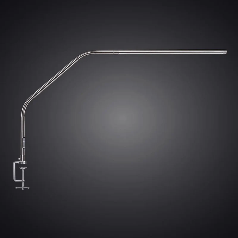Slimline 4 Table Lamp Brushed Steel