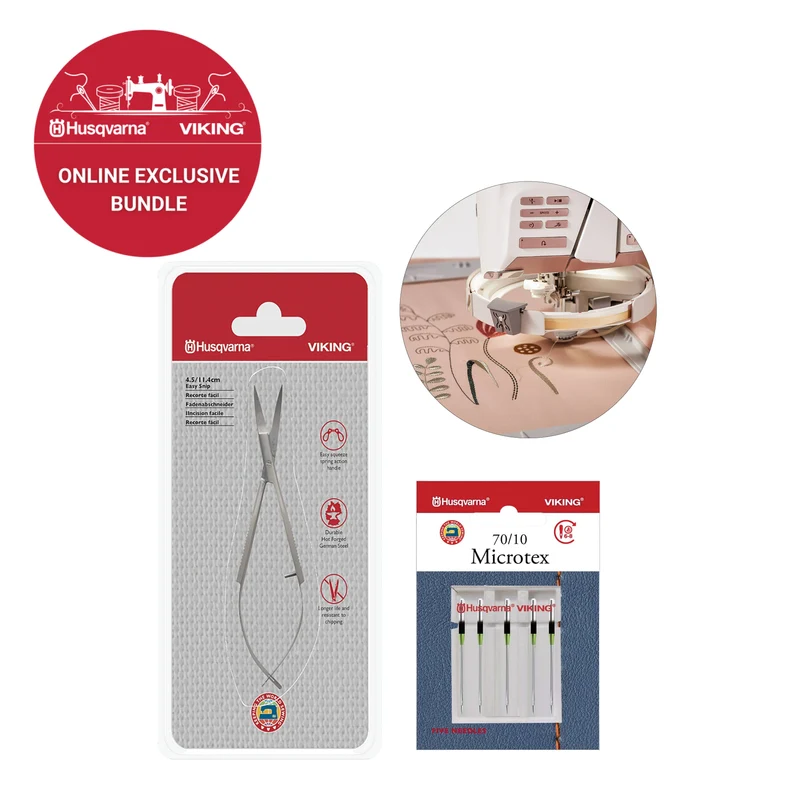 HUSQVARNA® VIKING® Ribbon Embroidery Attachment Bundle