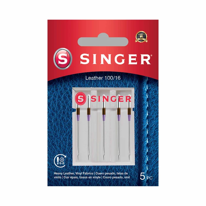 SINGER® Leather Needles 100/16 5-Pack