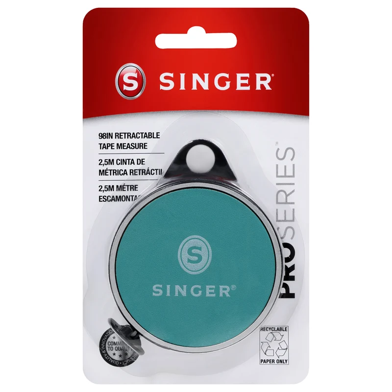SINGER® ProSeries™ 96 inch Leatherette Retractable Pocket Tape Measure