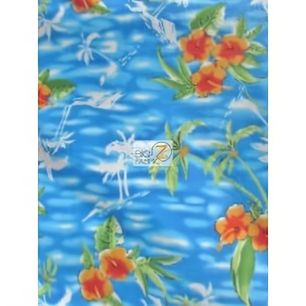 Island Palm Trees Fleece Fabric