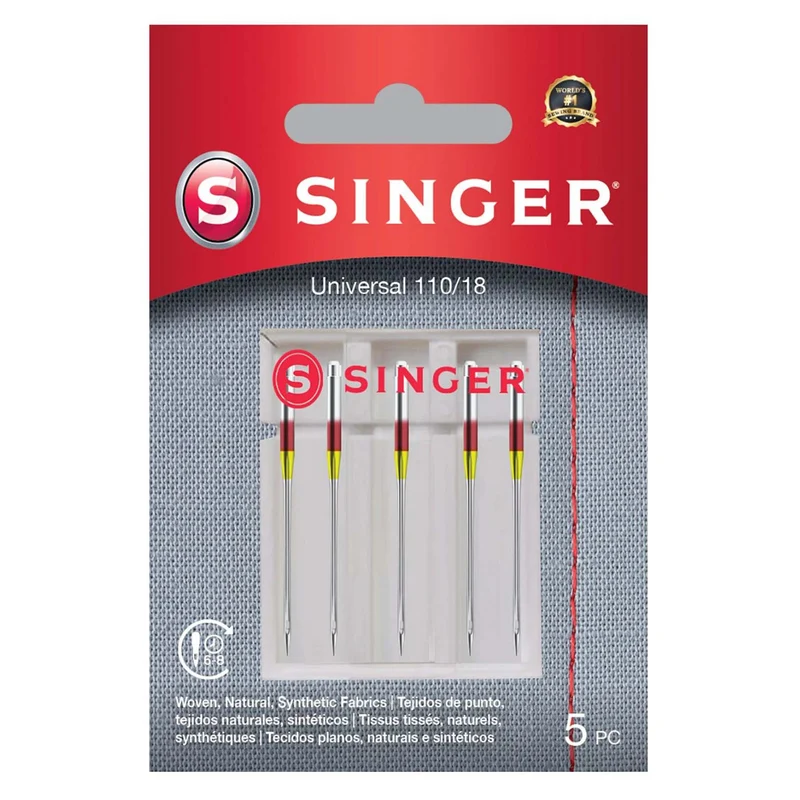 SINGER® Universal Needles Size 110/18 5-Pack