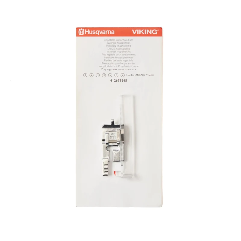 HUSQVARNA® VIKING® Adjustable Buttonhole Foot (1-7)