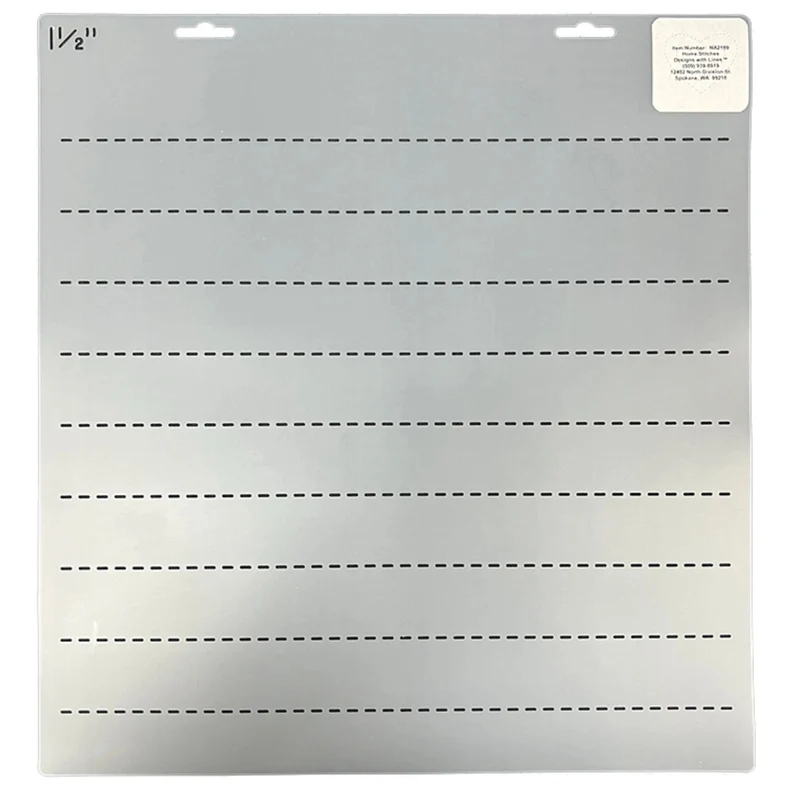 1" Straight Lines 9" Quilt Stencil