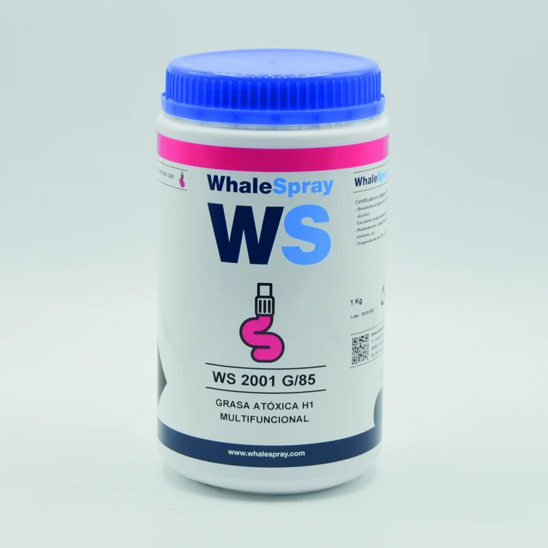 Grasa Alimentaria H1 de Whale Spray WS 2001 G/85 NLGI 2 Bote 0.5Kg
