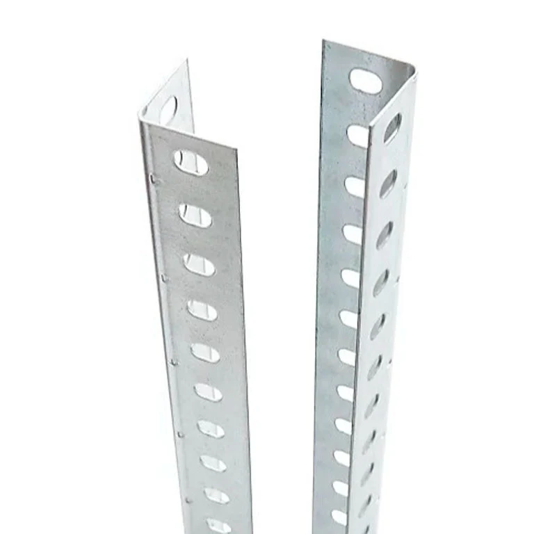 Barra en ángulo para estantería industrial galvanizada TS-40 2 Mts.