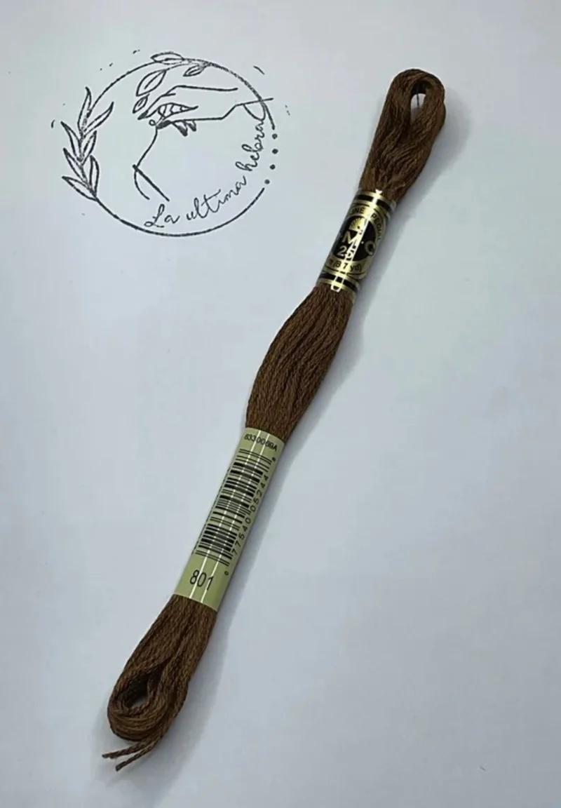 Madeja de bordado DMC - REF.801