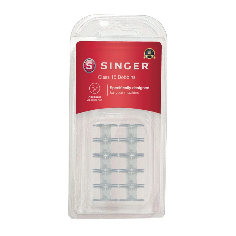 SINGER® Class 15 Plastic Bobbins 10-Pack