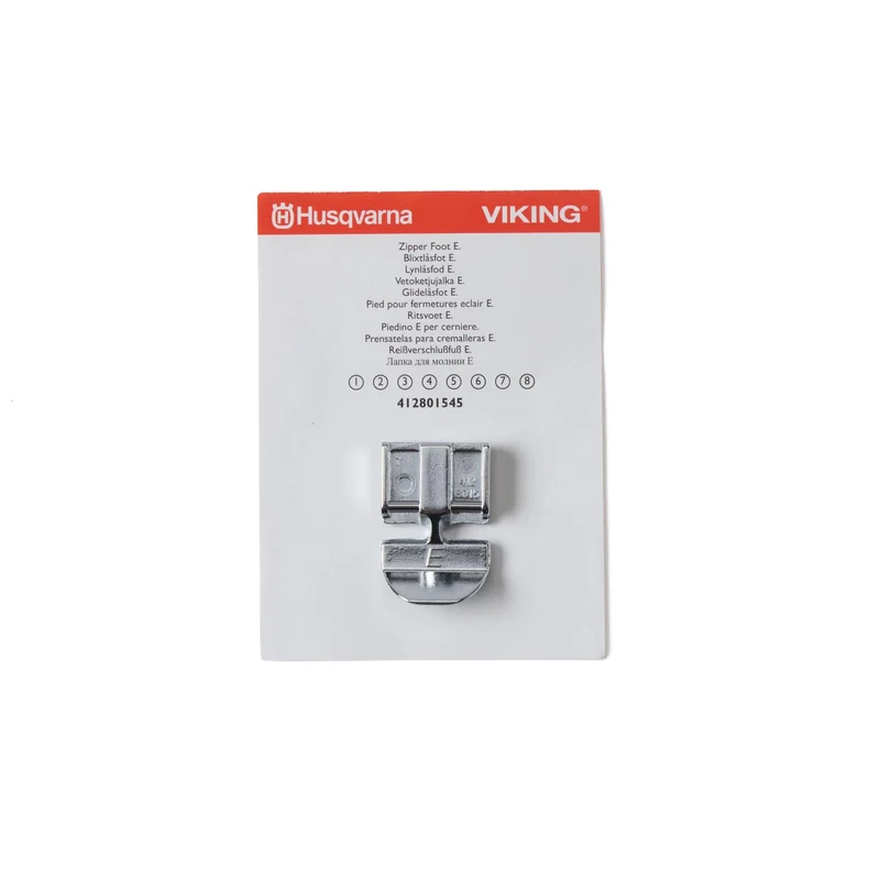 HUSQVARNA® VIKING® Zipper Foot E (1-8)