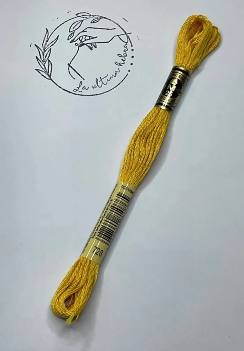 Madeja de bordado DMC - REF. 728