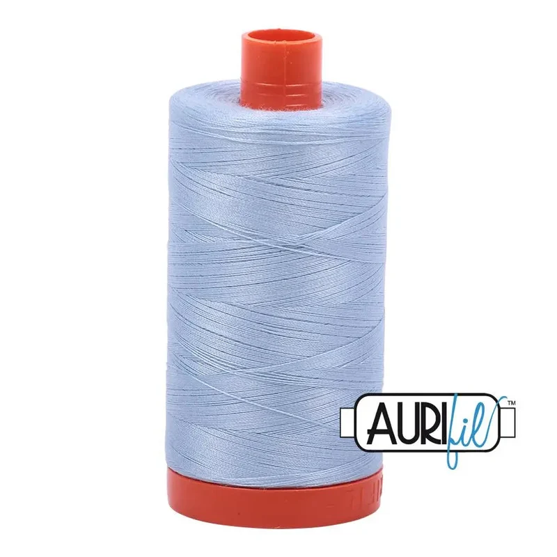 2710 Light Robins Egg Aurifil Cotton 50wt Large Spool