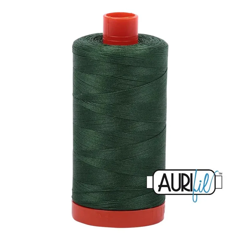 2892 Pine Aurifil Cotton 50wt Large Spool