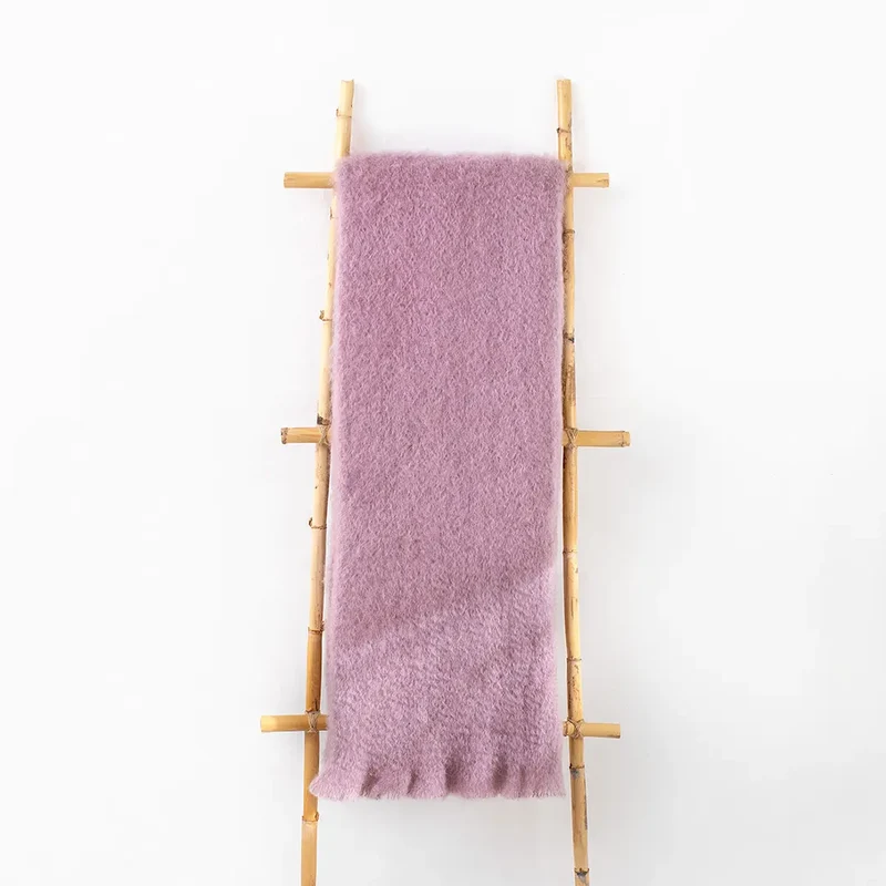 Manta Mohair Violeta Rosado